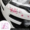 Наклейки на автомобиль Авто Виниловые Наклейки Вишневый Розовый Цветок Цветочный Бампер Окно Ipad для Женщин Аксессуары для Укладки