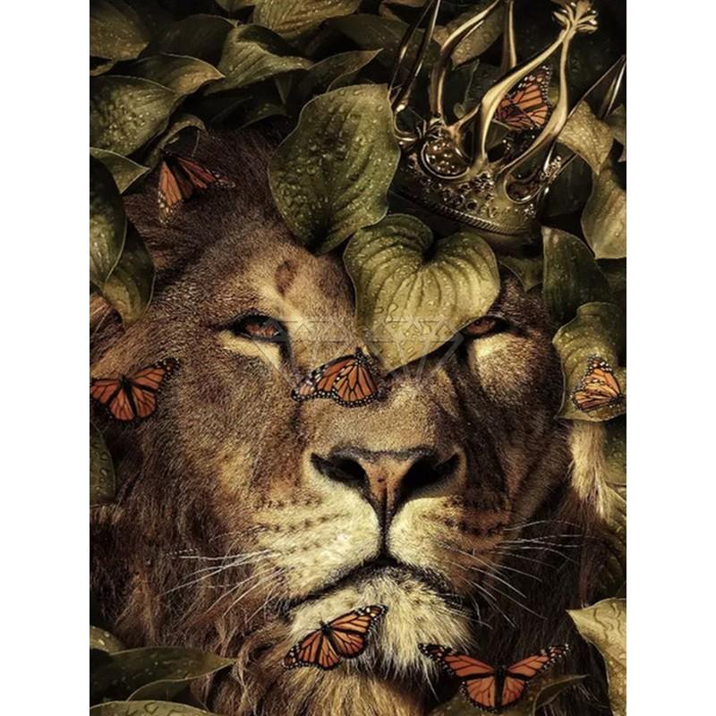 5D DIY комплект алмазной живописи краска цветок животное лиса волк кошка тигр полная круглая вышивка мозаика вышивка крестиком домашний декор