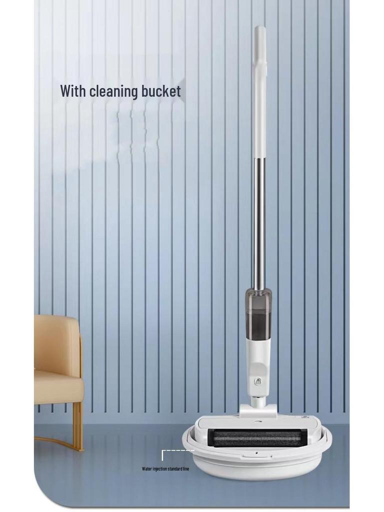 Wireless Electric Mop & Floor Cleaner: Sweeping, Suction, Mopping, Washing, Dual-use