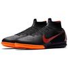 Nike Mercurial SuperflyX 6 Elite IC черные оранжевые мужские бутсы Total-Orange-White AH7373-081
