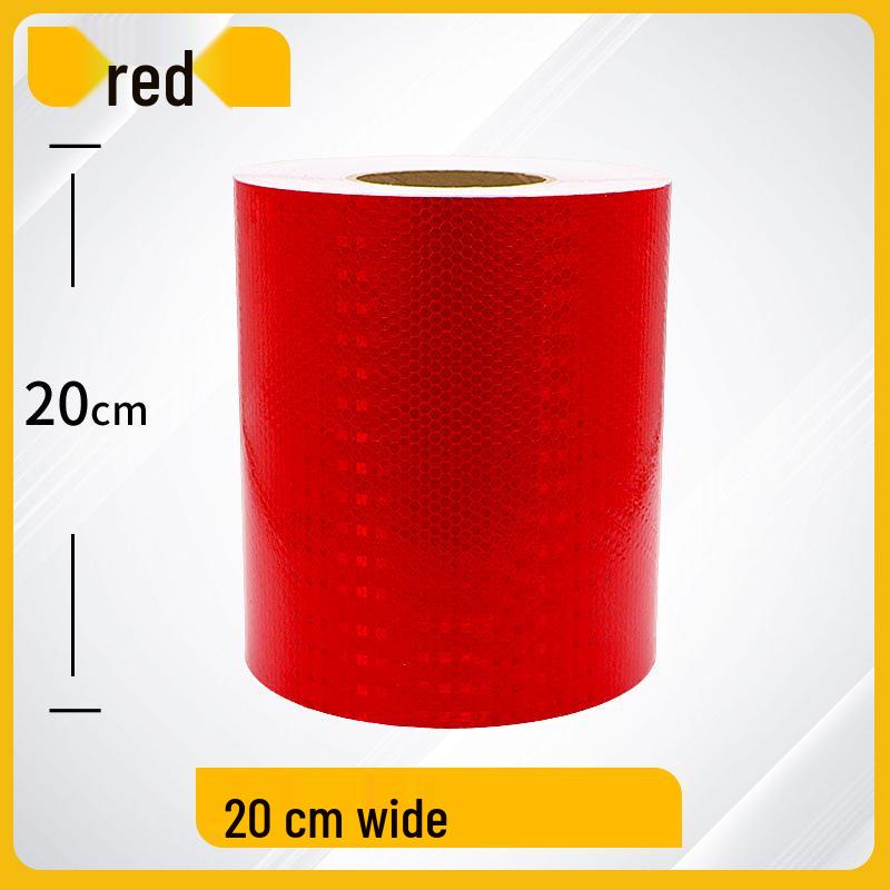Светоотражающая наклейка высокой яркости 20 см для безопасности автомобиля - Светоотражающая ночная предупредительная лента против столкновений
