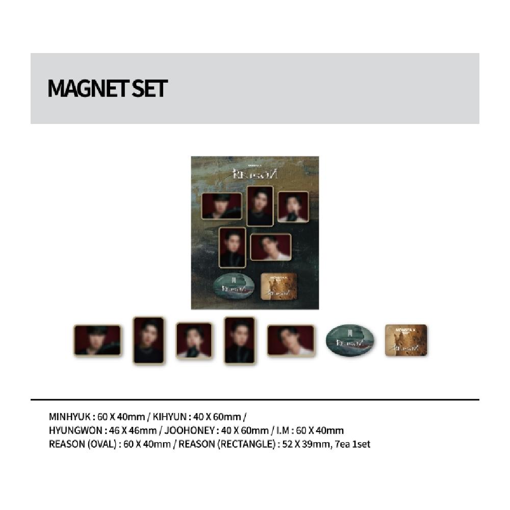 Набор магнитов MONSTA X POP-UP STORE REASON
