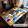 Custom Name Text Big Mouse Pad,Blox Fruits Soft Non Slip Extended Desk Mat For Home Office