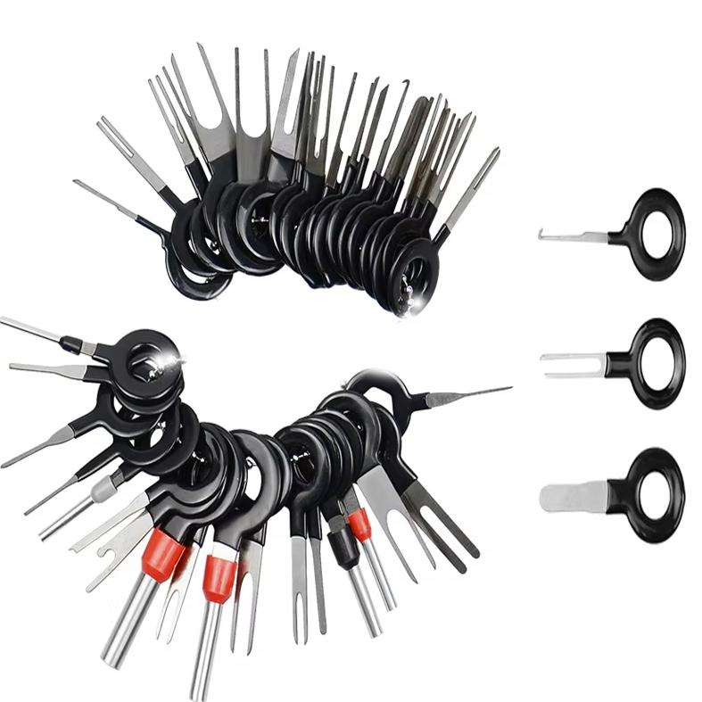 18/36/38 Pieces Car Terminal Disassembly and Ejector Tool Needle Ejector Wire Terminal Removal Kit Car Connector Durable