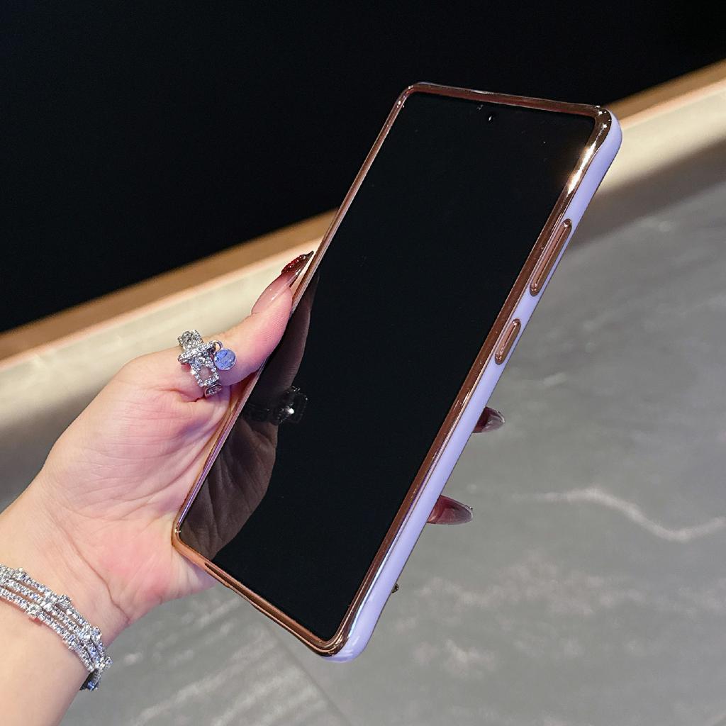 Для Samsung Galaxy S25 Ultra Магнитный чехол Гальванизированный 2,0 мм Акриловый ТПУ Задняя крышка телефона