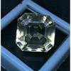 Beautiful Natural Light Yellow Citrine 13-14 Ct Asscher Cut Certified Gemstone