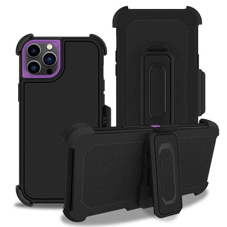 Защитный чехол для мобильного телефона для IPhone14 Pro Max IVYMAX Defense Противоударный Чехол-слайдер с подставкой
