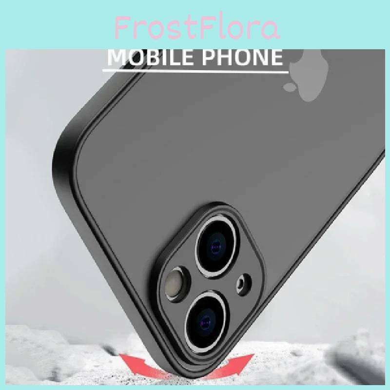 Стильный матовый ПК чехол для телефона для iPhone 13 Mini 12 Pro Max Ударопрочный Защита от царапин