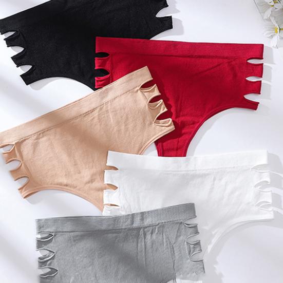 Бесшовное нижнее белье для женщин Cheeky Bikini Трусики с высоким вырезом и V-образным вырезом Трусы с утягивающим эффектом и подтяжкой бедер