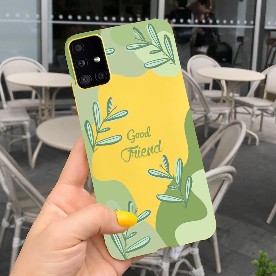 Милый Мультяшный Чехол Для Телефона Samsung Galaxy M51 M31 Конфетный Цвет Мягкий Силиконовый Задний Чехол Для Samsung M51 SM-M515F M31 Prime M315F