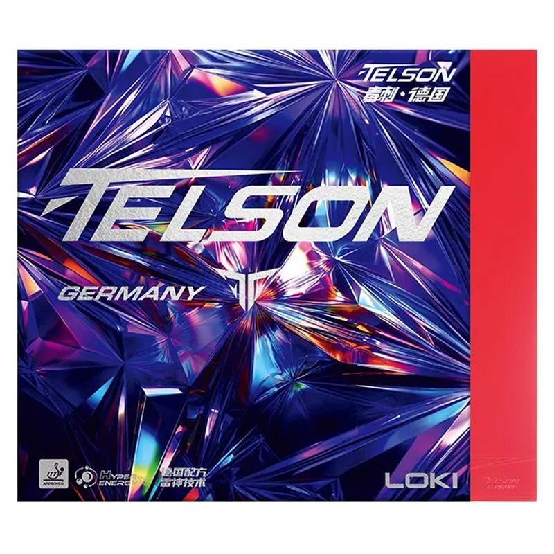 LOKI TELSON GERMANY Table Tennis Rubber Non-Sticky Ping Pong Rubber Top Sheet with Pre-tuned Kunlun Sponge
