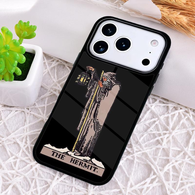 Таро Карта Отшельник Ударопрочный Чехол для Телефона для iPhone 17 Air 16e 15 11 12 14 13 Pro Max Чехол Coque
