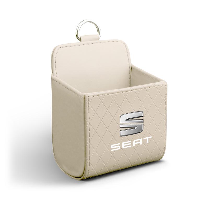 Сумка для хранения в салоне автомобиля, сумка для мусора на воздуховоде, подвесной органайзер-бокс для SEAT Cordoba Alhambra MK3 Leon 5F Ibiza 5 6 MII Altea Toledo 3