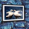 Full Drill Diamond Embroidery Swan Couple 5d Diy Diamond Painting Cross Stitch Rhinestone