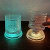 Rotating Whiskey Cup With Led Lamp Holder Crystal Glasses Tumbler for Cocktail Scotch, Bourbon, Gin, Brandy Home Bar Accessories