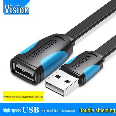 Высокоскоростной USB-кабель-удлинитель Vixun: Кабель «папа-мама» для зарядки и передачи данных, совместимый с мобильными телефонами, принтерами, клавиатурами и многим другим.