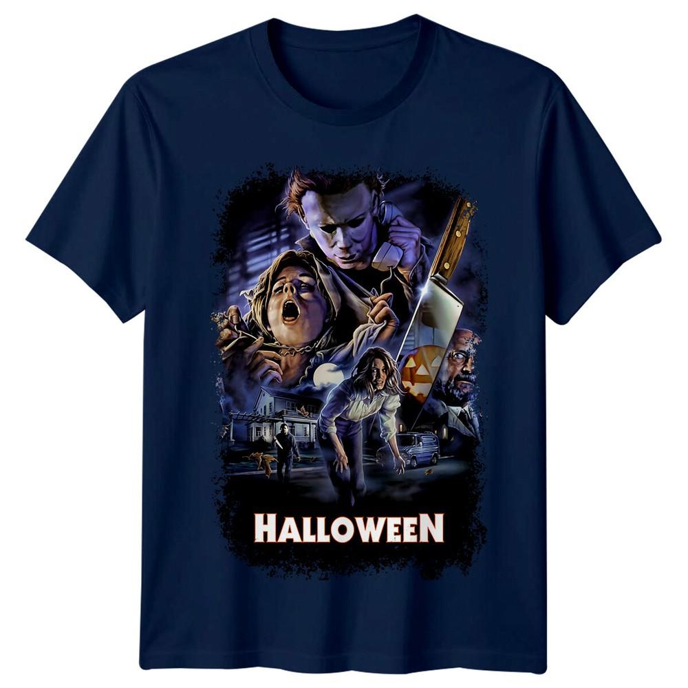 Halloween 1978 Movie Poster Inspired Tshirt Retro 80s Tee