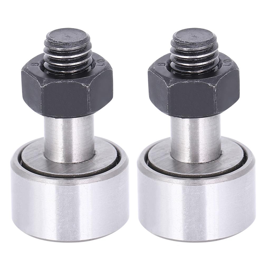2pcs KR19CF8 Needle Roller Bearing Stud Bearing Steel Cam Follower Tool 19mm
