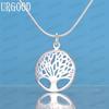 925 Sterling Silver Tree of Life Pendant Necklace Fashionable Wedding Jewelry