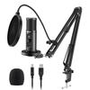 MAONO USB Condenser Microphone [USB MicrophoneArm Stand Set] for PC, USB Microphone, and Streaming (AU-PM422)