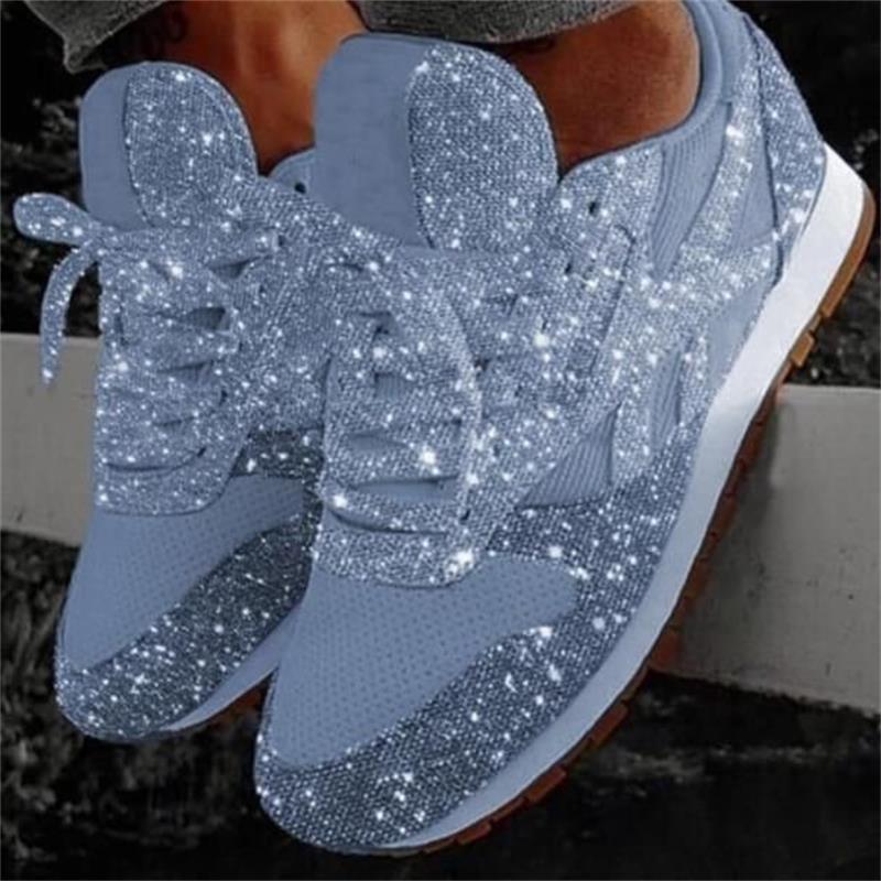 Кроссовки детские кроссовки Muffin Sequins Shoes соответствующие цвета дышащие кроссовки на платформе со стразами женские большого размера