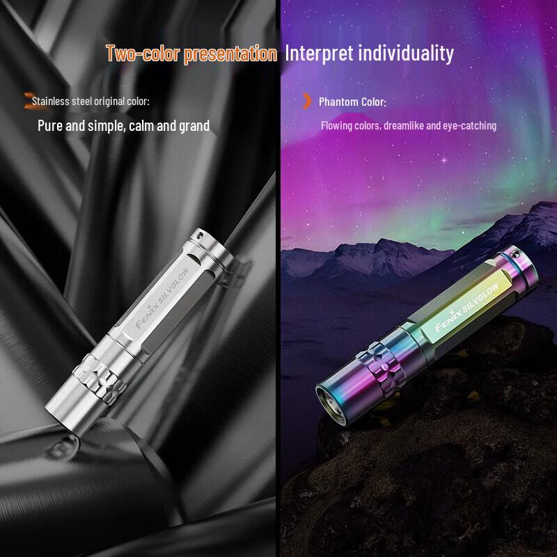 Fenix Silvglow Iridescent Mini Flashlight 10-Pack