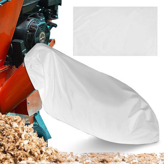 Мешок для сбора щепы из плотной ткани с двойной веревкой и затягивающимся шнурком