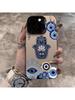 Супер крутой синий глаз тотем чехол для телефона для iPhone 16 15 14 13 12 11 Pro Max XR XS MAX 78Plus MINI Y2K Мода Защита от падения Задняя крышка