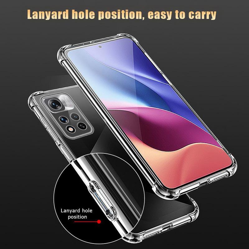 Silicone Clear TPU Case For Xiaomi 14T 13T Pro 12T Poco F6 Pro X6 X5 Redmi 14C Note 13 Pro 12 11 Thin Crystal Back Protect Rubber Phone