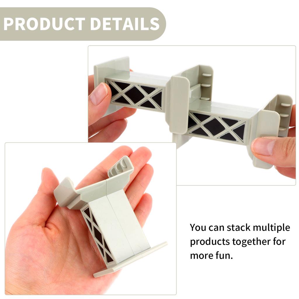 6 шт. железнодорожный мост, пирс, трек, железнодорожные аксессуары, многоуровневые опоры, высокие