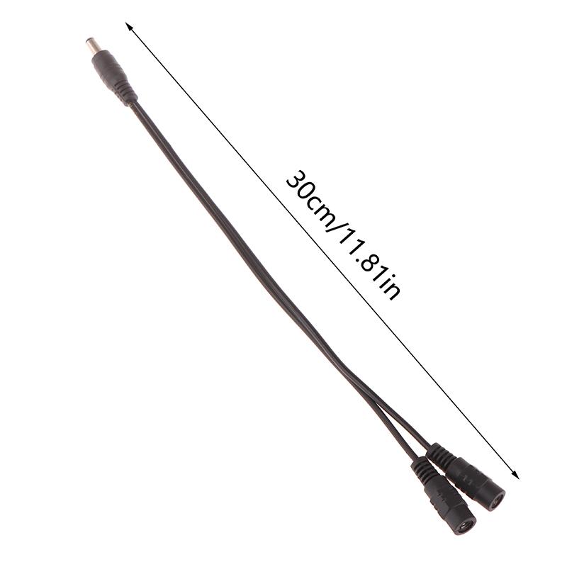 DC 12V 1 Female To 2 Male Power Splitter Splitter Cable для CCTV Camera Security DVR Accessories Led Light Strip