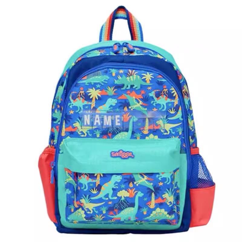 Smiggle Kids Cartoon Character Backpack, Medium Size Preschool Kindergarten School Bag, Fun Stylish Rucksack