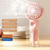 Handheld Spray Fan USB Rechargeable Adjustable Summer Personal Water Mist Fan Portable Travel Outdoor Pocket Mini Cooling Fan