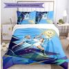Erling Haaland Printed 3PCS Bedding Set Breathable Duvet Cover with Pillowcases Decorative Bed Linen for Bedroom Home