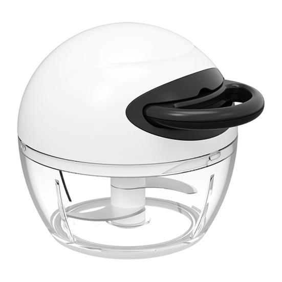 Mini Manual Garlic Chopper Portable Hand-Pull Food Processor for Garlic Ginger Chili Efficient Food Preparation Kitchen Gadget