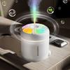 180 мл Мини-аромадиффузор для автомобиля USB-увлажнитель воздуха Очиститель эфирных масел Ночные огни Портативная ароматерапия Цветные огни Настольный