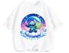 Hot Popular Stitches Graphic T Shirt Lightweight Leisure Daily School Wear Casual Street Kids Boys Girls Clothing