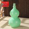 In Stock: 500ml Multicolor Imitation Porcelain Gourd Bottle with Hand Rope, Shoulder Strap & Accessories, Easy to Carry