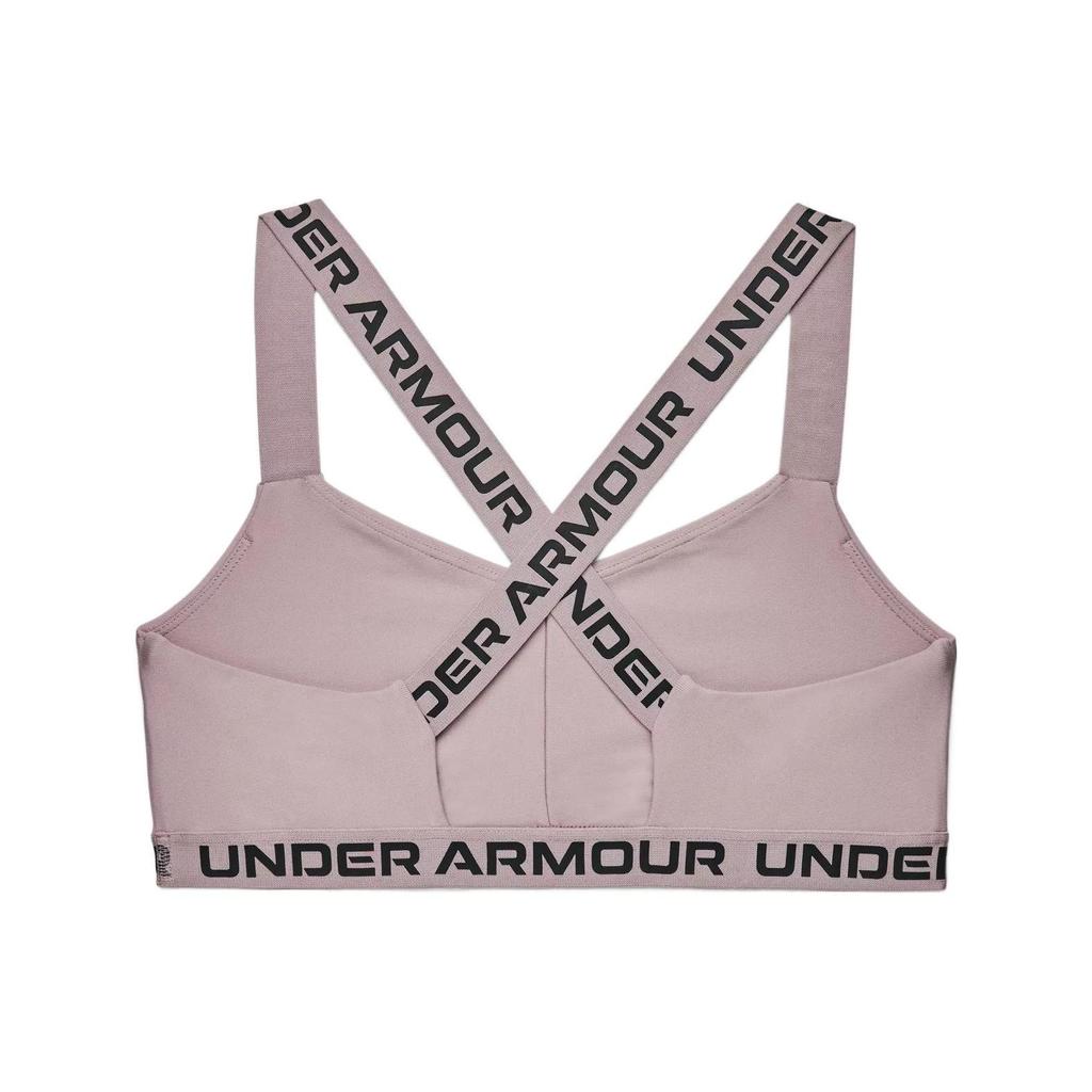 Under Armour Твердый спортивный бюстгальтер для тренировок низкой интенсивности, женское нижнее белье, быстро-розовый 1365231-667