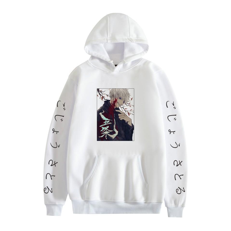 Повседневный свободный свитер с капюшоном с принтом для мужчин и женщин