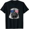 Patriotic Bullmastiff Dog Merica T-Shirt 4Th Of July Funny Vintage