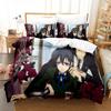 Постельное белье с аниме «Черный дворецкий» Cool Sebastian Ciel Dakimakura Комплект постельного белья для взрослых Пододеяльник Односпальный Двуспальный Покрывало из микрофибры