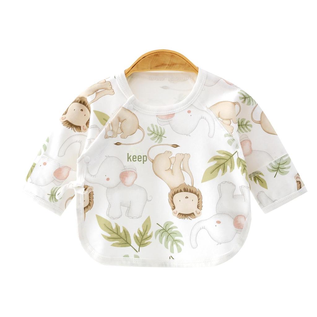 Комбинезон для новорожденных из чистого хлопка с длинными рукавами на весну и осень