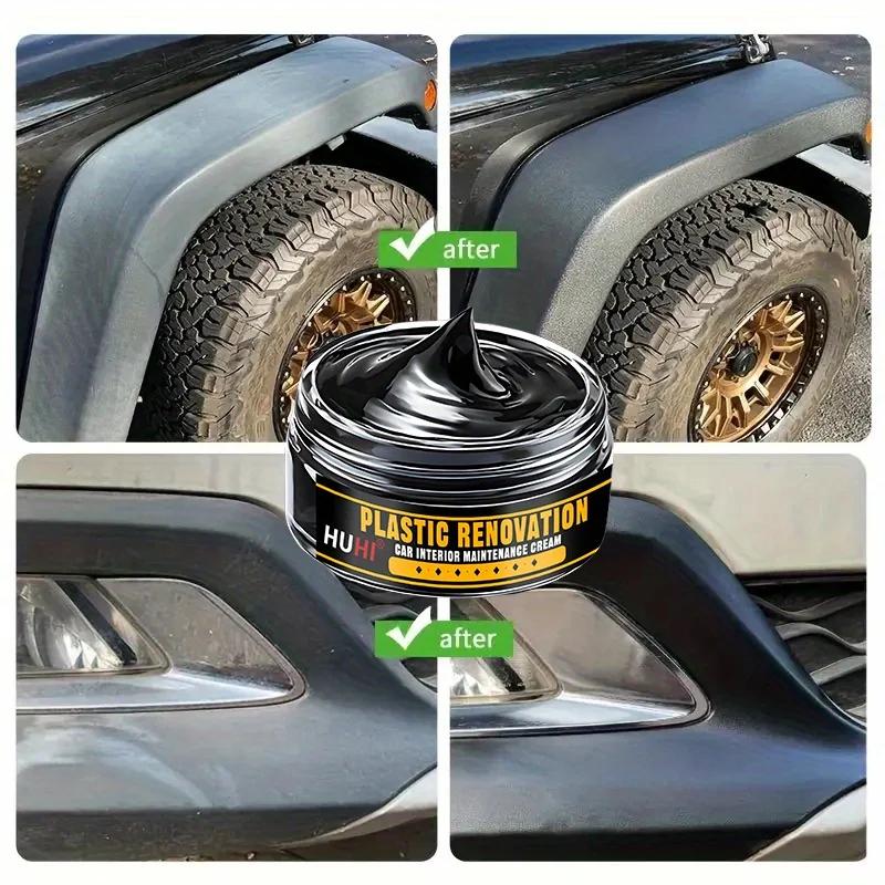 Car repair kit: anti-aging whitening cream for plastic parts, tire gloss and synthetic leather seat care cream Accessories