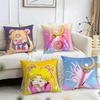 S-SAILOR Аниме M-MOON Наволочка для подушки Реверсивная Плюшевая Наволочка – Для автомобиля, дивана, спальни, идеально в качестве подарка.