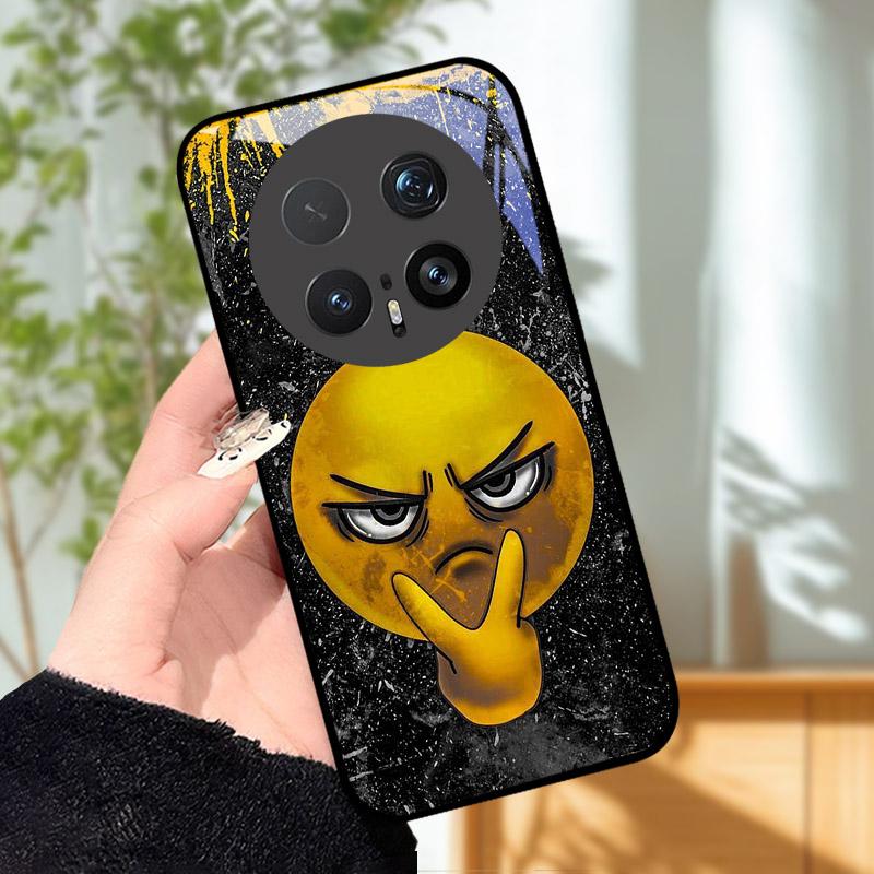 Закаленное Стекло Чехол Для Телефона Для Honor Magic 8 8Pro Роскошная Модная Задняя Крышка Для Magic8 Pro Чехлы BKQ-AN00 Ударопрочный Мультяшный Capa