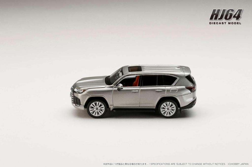 HJ64 Масштаб 1/64 LEXUS LX600 EXECUTIVE Sonic Titanium Готовый продукт