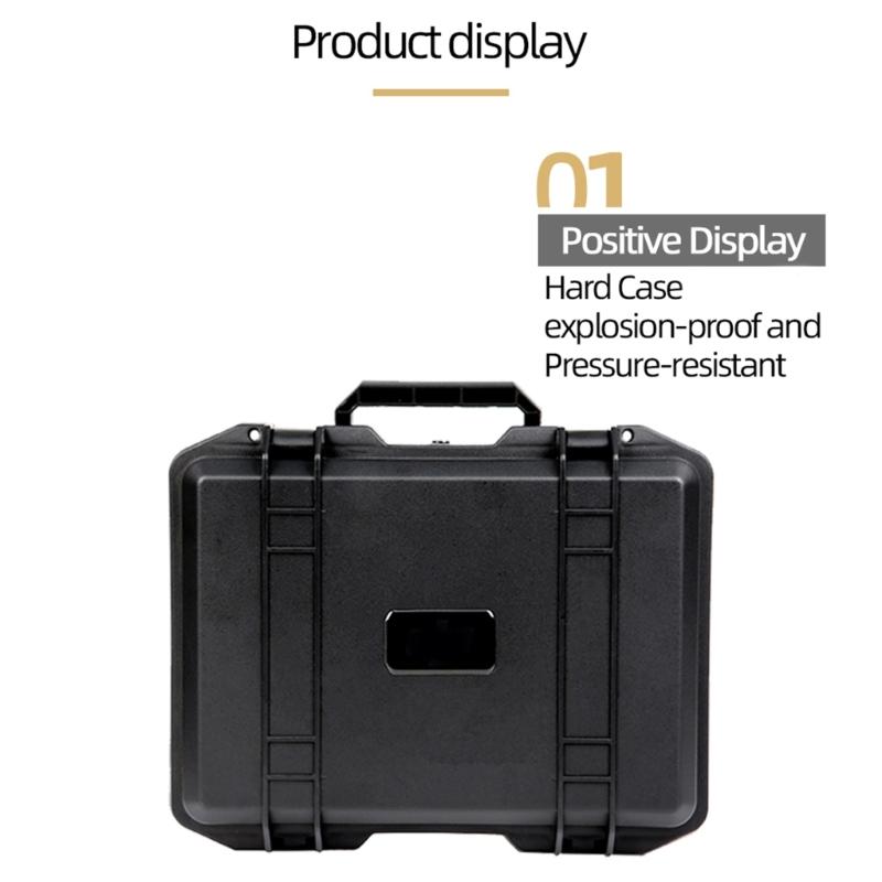 Rugged Drones Carrying Case with Water and Dust Protections, Secure Storage for Drones Accessories and Controller