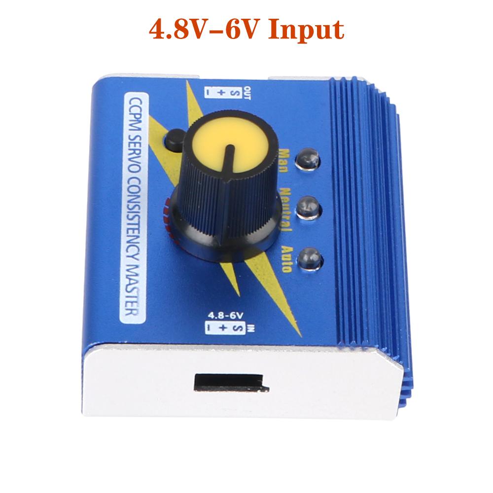 Алюминиевый сплав Многофункциональный 4.8-6V CCPM Servo Consistency Master RC Servo Tester RC Motor Test Meter ESC Checker