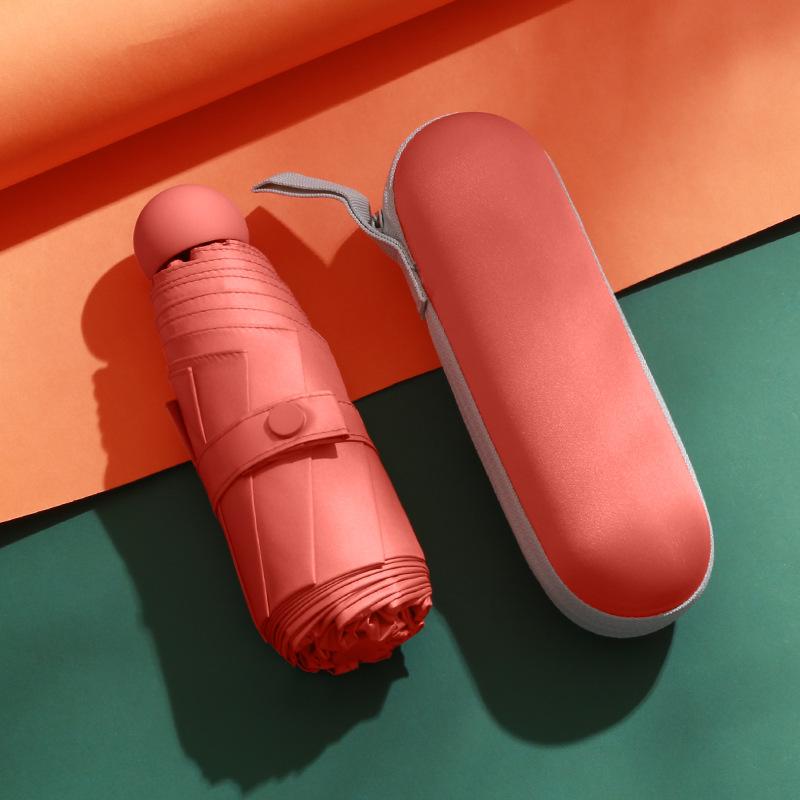 50% скидка на восемь капсульных зонтов с солнцезащитным кремом и защитой от ультрафиолета, сверхлегкий маленький зонт от солнца